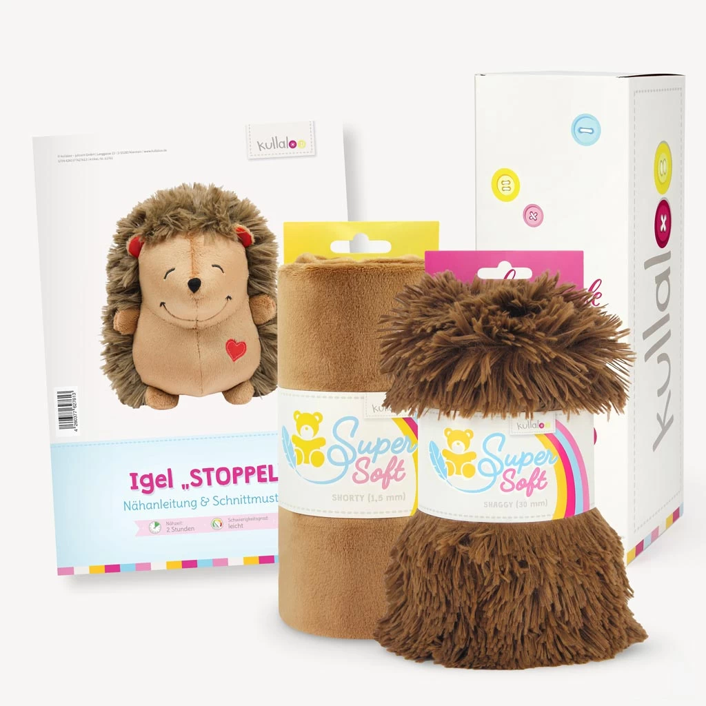 Igel Geschenkset: Papierschnittmuster + Zwei Plüschs In Geschenkbox 1 Igel Geschenkset: Papierschnittmuster + Zwei Plüschs In Geschenkbox