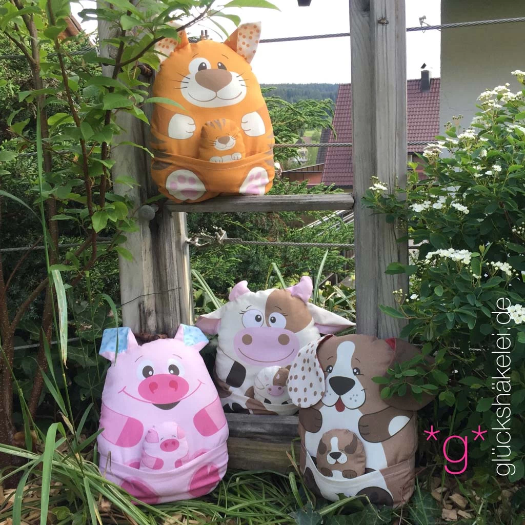 "HAPPY FARM" Bauernhoftiere Als Cut & Sew Panel Auf Baumwolle 11 "HAPPY FARM" Bauernhoftiere Als Cut & Sew Panel Auf Baumwolle – Bild 11