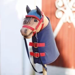 Materialset Für Hobby Horse Halfter Navy/rot (ohne Anleitung) -Kullaloo hobby horse hope brauner mit hellbrauner maehne 1