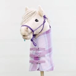 Hobby Horse Halfter Materialset Lila/pink (ohne Anleitung) 14 Hobby Horse Halfter Materialset Lila/pink (ohne Anleitung) -Kullaloo hobby horse hope haflinger snugly eingenaehte nuestern stalldecke 3