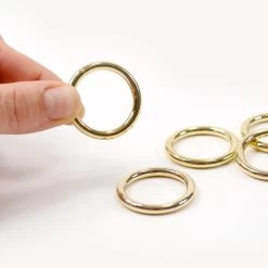 Hobby Horse Trensen Set ◆GOLD EDITION◆: DIY Materialset Mit Schwarzem Leder (ohne Anleitung) -Kullaloo hobby horse trense o ringe gold bgbeige 1