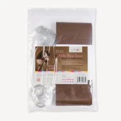 Hobby Horse Trense Selber Machen: Bastel-Set Mit Leder In Braun (ohne Anleitung) -Kullaloo hobby horse trense selber machen set braun 3 bgbeige