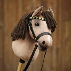 Hobby Horse Gebiss Kaufen: 3er-Set Einfach Gebrochene Wassertrensen -Kullaloo hobbyhorse zaumzeug set schwarz einfache trense 2