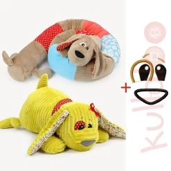 Hund Nähanleitung "WUFFL" Als Kuscheltier Und Bettschlange, Inkl. Gesichts-Stickdateien