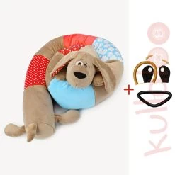 Bettschlange Hund Nähen: Vorlage "WUFFL" Mit Stickdatei Für Das Gesicht