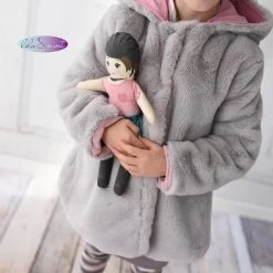 Kunstfell Grau / Platinum – 12 Mm Fluffy Rabbit ✶ FANTASTIC Furs -Kullaloo jacke fellimitat fluffy rabbit lilaundmint