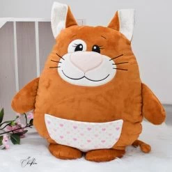 Plüschstoff Fuchsbraun / Ginger – 1,5 Mm SuperSoft SHORTY -Kullaloo katze lacky shorty fuchsbraun ginger chalisu