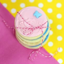 Tierisch Süßer Keksstempel Mit Holzgriff, 3 Unterschiedlichen Aufsätzen Und Edelstahl-Ausstechring -Kullaloo keksstempel set kuh schwein schaf 5