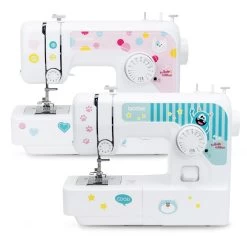 Nähmaschine Für Anfänger Brother J14s Kullaloo Edition Inkl. Fingerschutz Mit Anfänger-Nähset Und Stickerbogen -Kullaloo kinder naehmaschine brother j14s kullaloo 5 1