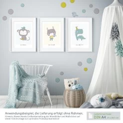 Kinderzimmer Wanddeko Set Mit 3 A4-Postern Und Wandtattoos Zum Selbstgestalten 15 Kinderzimmer Wanddeko Set Mit 3 A4-Postern Und Wandtattoos Zum Selbstgestalten -Kullaloo kinderzimmer wanddeko set poster wandtattoos just be yourself 5