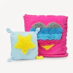 Zotteliger Langhaarplüsch Gelb – 20 Mm SuperSoft SHAGGY -Kullaloo kissen mit negativ applikation naehen 1