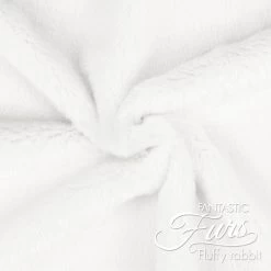 Kunstpelz Weiß – 12 Mm Fluffy Rabbit ✶ FANTASTIC Furs