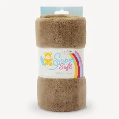 Stoffpaket Für Schnittmuster Schneemann “FRIDO” -Kullaloo kurhaarpluesch stoff braun supersoft snugly