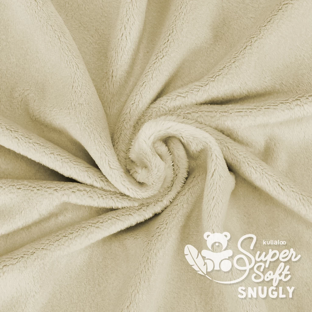 Plüsch Stoff Beige / Latte – 5 Mm SuperSoft SNUGLY 2 Plüsch Stoff Beige / Latte – 5 Mm SuperSoft SNUGLY – Bild 2
