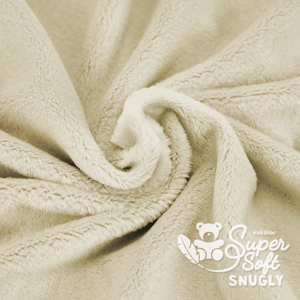 Plüsch Stoff Beige / Latte – 5 Mm SuperSoft SNUGLY 4 Plüsch Stoff Beige / Latte – 5 Mm SuperSoft SNUGLY – Bild 4
