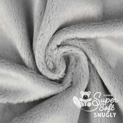 Plüsch Stoff Grau (silber) – 5 Mm SuperSoft SNUGLY -Kullaloo kurzhaar pluesch stoff grau supersoft snugly silbergrau 3