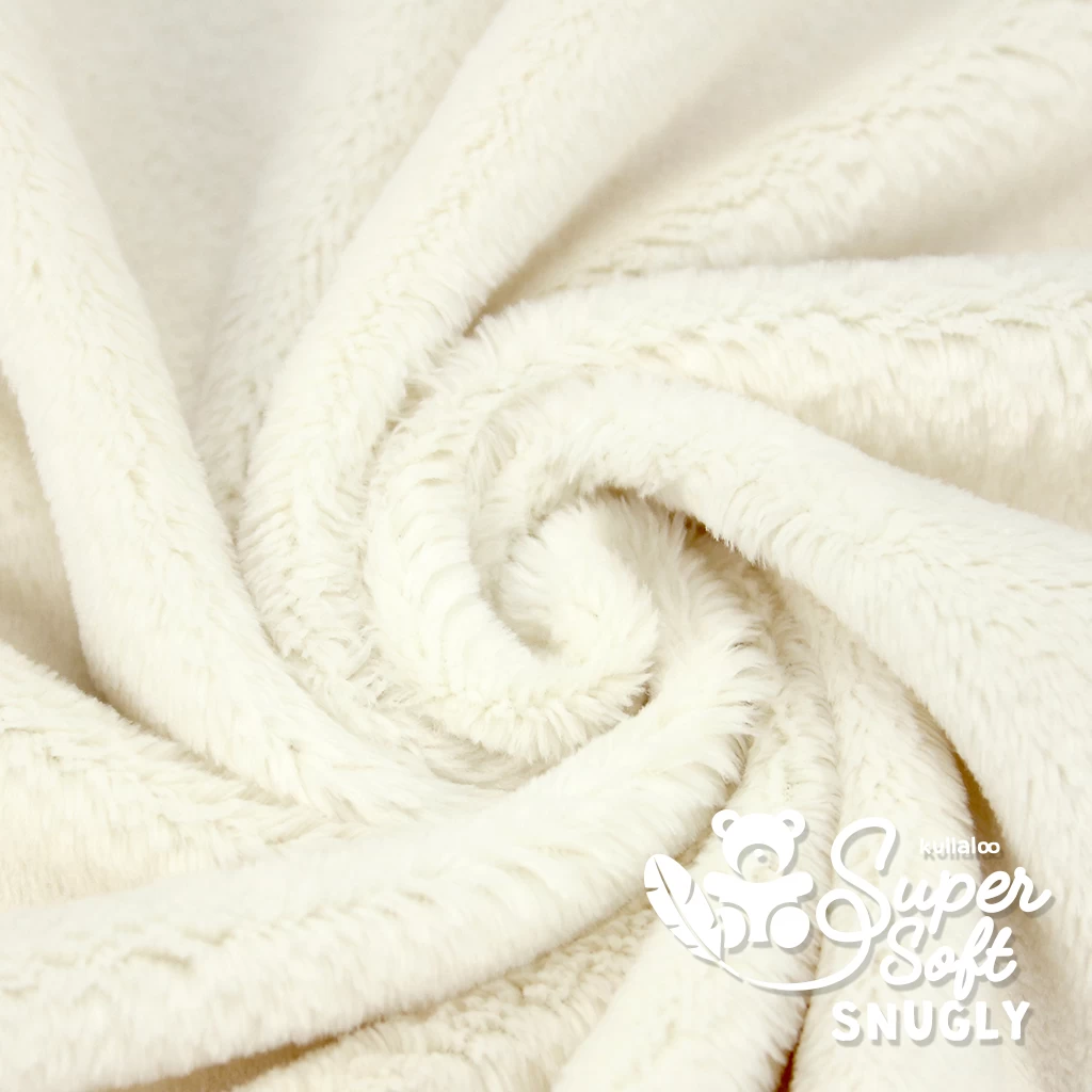 Plüsch Stoff Wollweiß – 5 Mm SuperSoft SNUGLY 4 Plüsch Stoff Wollweiß – 5 Mm SuperSoft SNUGLY – Bild 4