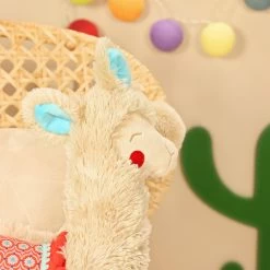 Lama Nähen Mit Papierschnittmuster "LALA" Lama Kissenfigur -Kullaloo lala lama schnittmuster naehanleitung kissenfigur