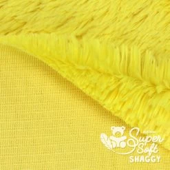 Zotteliger Langhaarplüsch Gelb – 20 Mm SuperSoft SHAGGY -Kullaloo langhaar zottelpluesch gelb supersoft shaggy 2