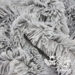 Zotteliger Langhaarplüsch Grau (silber) – 20 Mm SuperSoft SHAGGY 11 Zotteliger Langhaarplüsch Grau (silber) – 20 Mm SuperSoft SHAGGY -Kullaloo langhaar zottelpluesch grau supersoft shaggy 3
