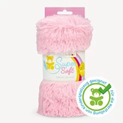 Zotteliger Langhaarplüsch Hellrosa – 20 Mm SuperSoft SHAGGY