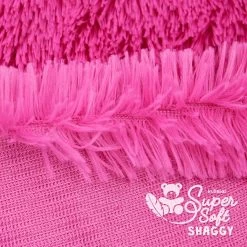 Zotteliger Langhaarplüsch Pink / Fuchsia – 20 Mm SuperSoft SHAGGY -Kullaloo langhaar zottelpluesch pink supersoft shaggy 2