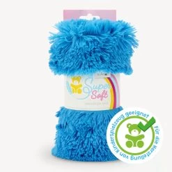Zotteliger Langhaarplüsch Blau – 20 Mm SuperSoft SHAGGY