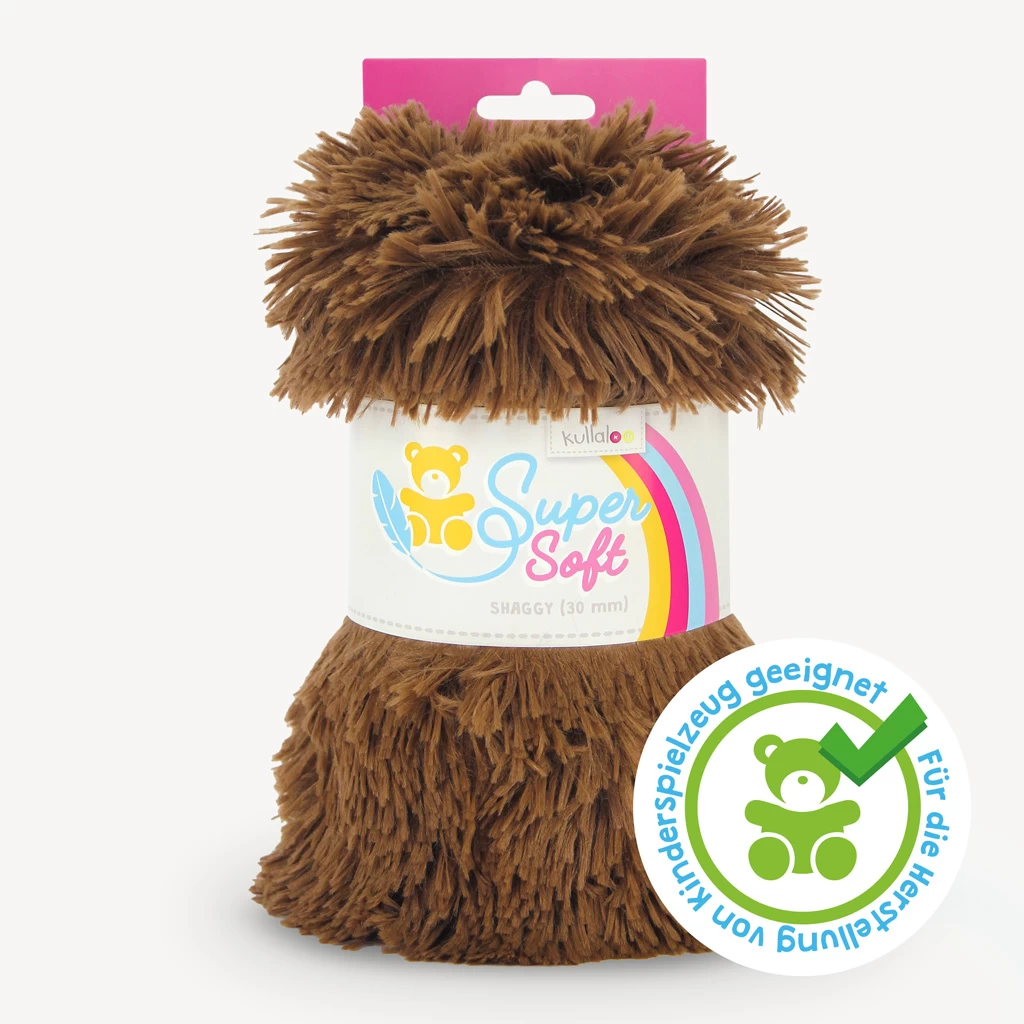 Zotteliger Langhaarplüsch Braun – 30 Mm SuperSoft SHAGGY 1 Zotteliger Langhaarplüsch Braun – 30 Mm SuperSoft SHAGGY