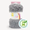 Zotteliger Langhaarplüsch Grau (silber) – 20 Mm SuperSoft SHAGGY