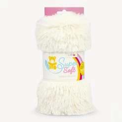 Lama Geschenkset Wollweiß: Papierschnittmuster + Zwei Plüschs In Geschenkbox -Kullaloo langhaar zottelpluesch wollweiss supersoft shaggy banderole