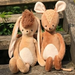 Plüschstoff Braun – 1,5 Mm SuperSoft SHORTY -Kullaloo melly mattes girafanten 1