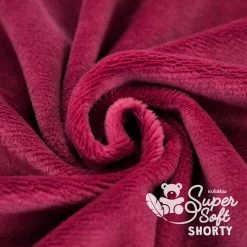 Plüschstoff Bordeaux / Weinrot – 1,5 Mm SuperSoft SHORTY 8 Plüschstoff Bordeaux / Weinrot – 1,5 Mm SuperSoft SHORTY -Kullaloo minky microfaser plueschstoff bordeaux supersoft shorty 3