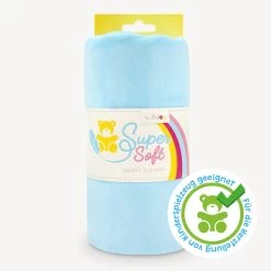 Plüschstoff Hellblau – 1,5 Mm SuperSoft SHORTY