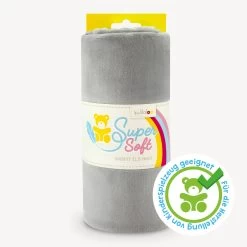 Plüschstoff Grau (silber) – 1,5 Mm SuperSoft SHORTY