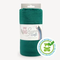 Plüschstoff Grün / Dunkles Smaragdgrün – 1,5 Mm SuperSoft SHORTY