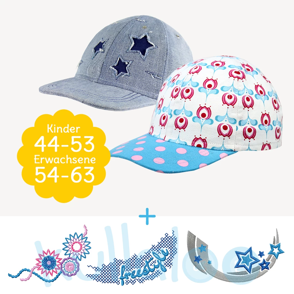 Nähanleitung Basecap „HAPPY“ Für Kinder & Erwachsene Inkl. Stickdateien 1 Nähanleitung Basecap „HAPPY“ Für Kinder & Erwachsene Inkl. Stickdateien