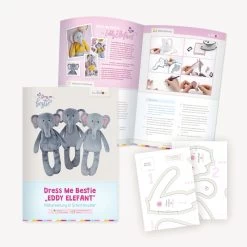 Elefant Nähanleitung "EDDY" ✚ Kleidung Mit Shirt, Hose Und Accessoires ♥ Dress Me Bestie Serie -Kullaloo naehanleitung dress me bestie elefant 1