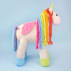 Nähanleitung Einhorn & Pferd "Big LADY LU" Zum Einhorn Selber Nähen -Kullaloo naehanleitung einhorn selber naehen big lady lu 4