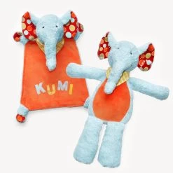 Doppel-Nähanleitung Elefant „KUMI“ Als Stofftier Und Schnuffeltuch