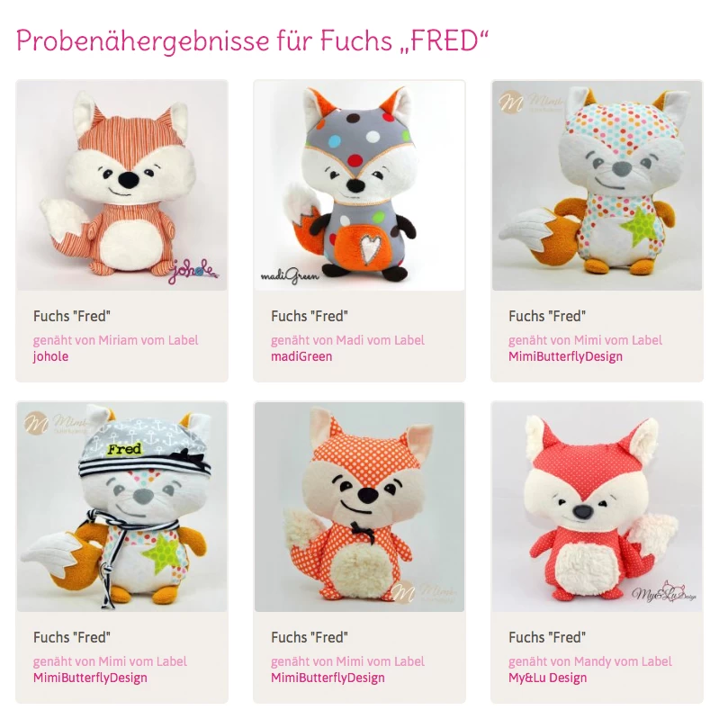 Fuchs Nähanleitung Inkl. Stickdatei Für Das Gesicht 6 Fuchs Nähanleitung Inkl. Stickdatei Für Das Gesicht – Bild 6