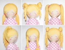 Puppe Nähen: Papierschnittmuster Stoffpuppe "LULU" 15 Puppe Nähen: Papierschnittmuster Stoffpuppe "LULU" -Kullaloo naehanleitung puppe lulu 4