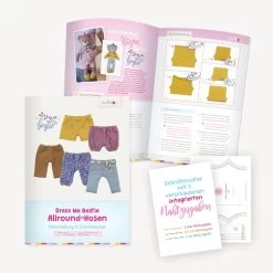 Elefant Nähanleitung "EDDY" ✚ Kleidung Mit Shirt, Hose Und Accessoires ♥ Dress Me Bestie Serie -Kullaloo naehanleitung puppenkleidung dress me bestie hose
