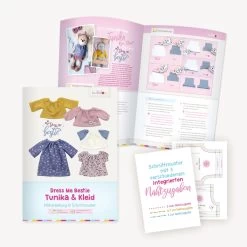 Schnittmuster Teddy Nähen Für Anfänger "BETSY BÄR" ✚ Kleidung ♥ Dress Me Bestie Serie -Kullaloo naehanleitung puppenkleidung dress me bestie tunika
