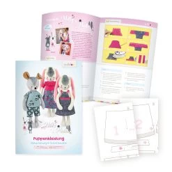 Kombi-Paket Schnittmuster Kuscheltiere "MELLY & MATTES" By Lila-Lotta + Puppenkleidung -Kullaloo naehanleitung puppenkleidung melly mattes by lila lotta