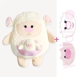 Doppel-Nähanleitung Schaf „LARI“ & Lamm „LARINCHEN“ Mit Stickdateien