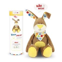 Nähset Hase "KULIO" In Braun / Gelb + Schnitt