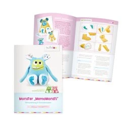 Nähset Zottelmonster "MemoMonsti" Grün + Schnitt 8 Nähset Zottelmonster "MemoMonsti" Grün + Schnitt -Kullaloo naehset kuscheltier zottelmonster gruen alotta 4 20160122