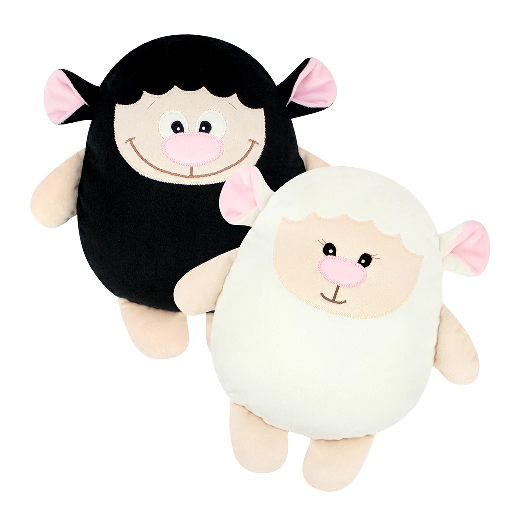 Doppel-Nähset Kuscheltier Schaf "LARI" In Weiß & Schwarz 3 Doppel-Nähset Kuscheltier Schaf "LARI" In Weiß & Schwarz – Bild 3