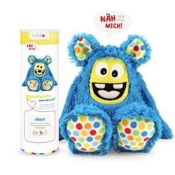 Nähset Zottelmonster "MemoMonsti" Blau