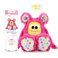 Nähset Zottelmonster "MemoMonsti" Pink + Schnitt